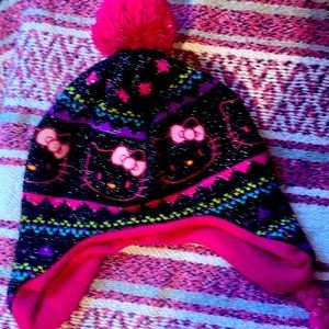 Hello kitty children’s winter hat